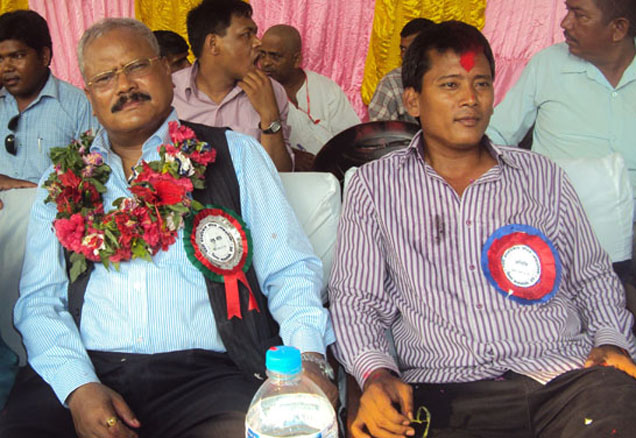 Bijay kumar GAchdar and Laxman Tharu