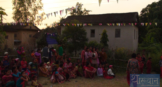 Dashain at dang- Tharu-9