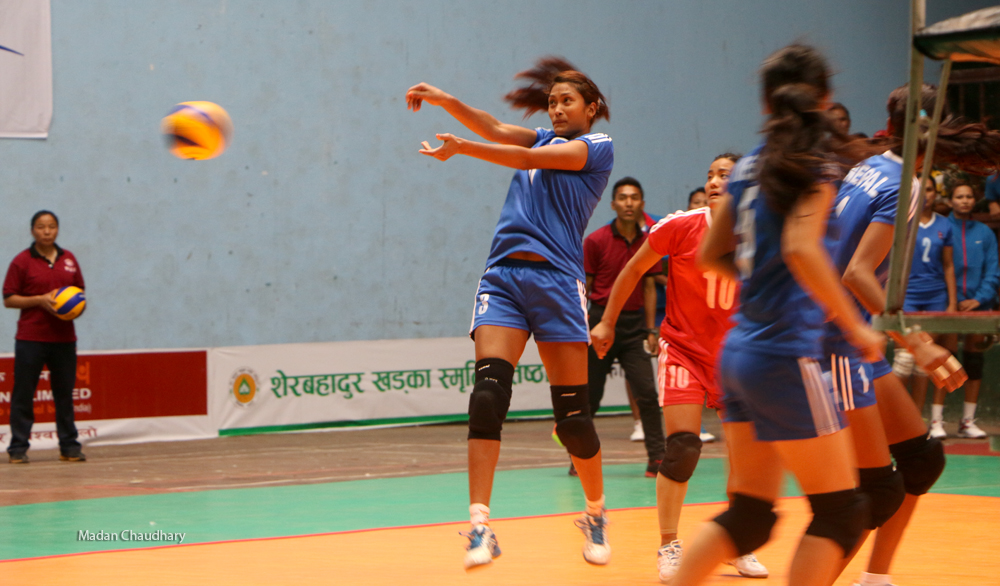 Sarswati Chaudhary, Bollyball player 12