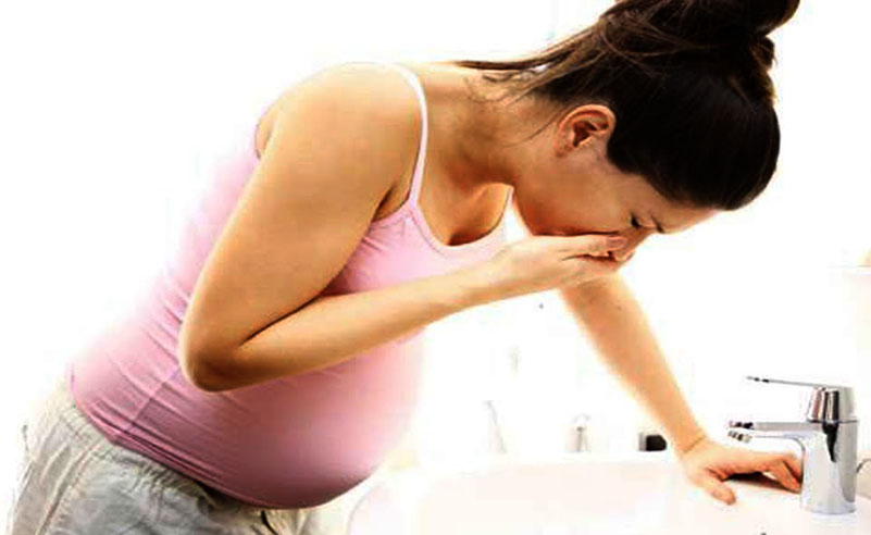 गर्भावस्थामा उल्टी आउने समस्या