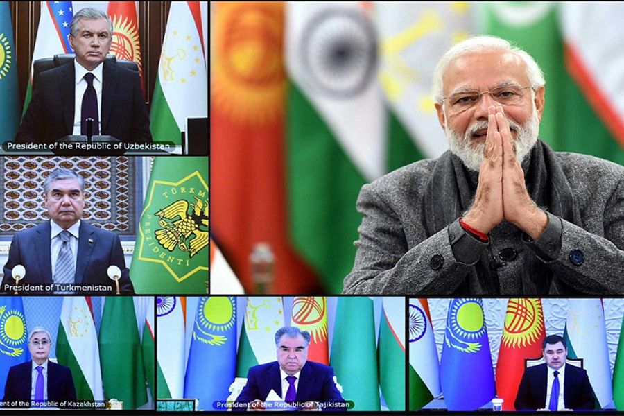 भारत र मध्यएसियाबीच क्षेत्रीय मञ्च स्थापना हुने, दुई वर्षमा शिखर सम्मेलन